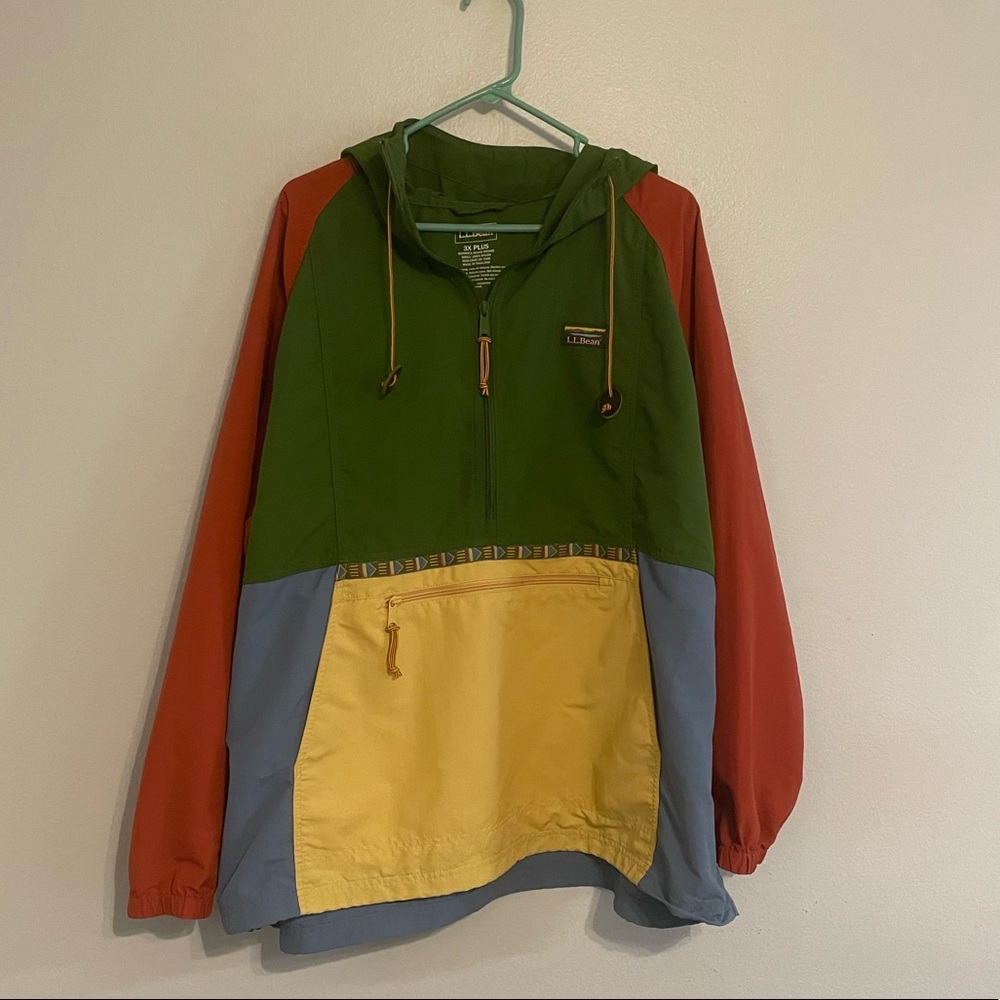 LL Bean 3x Plus Classic Anorak Jacket